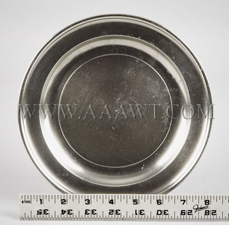 American Pewter Plate 
By William Kirby_ 